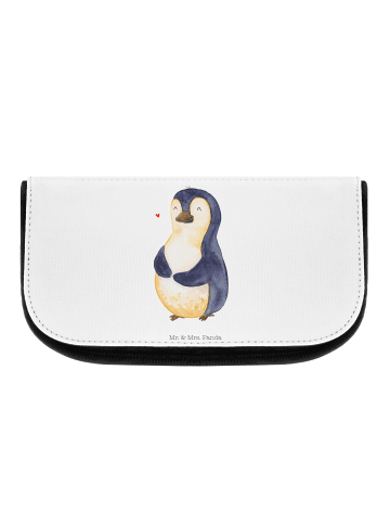 Mr. & Mrs. Panda kosmetiktäschchen Pinguin Diät ohne Spruch in Weiß