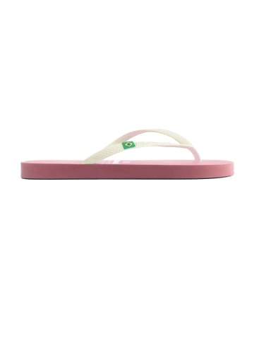 Brasileras Zehentrenner "Classic Combi W SS19" in Pink/Weiß