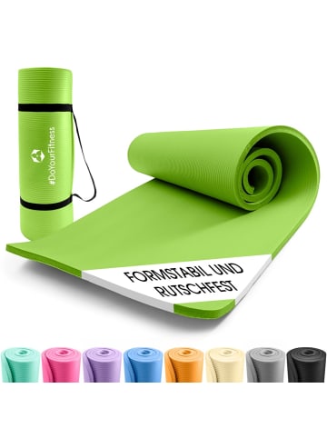 World Fitness Fitnessmatte Ashanti 190x100x1cm grün grün