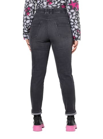 LAURASØN Jeans in dunkelgrau denim