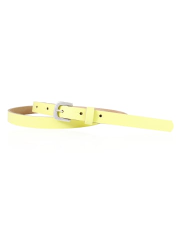 FRONHOFER schmaler Damengürtel in Lemon