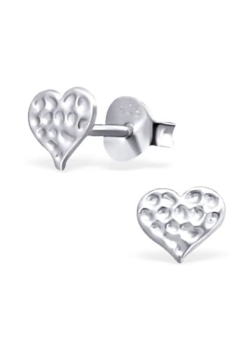 Bungsa Ohrstecker in Silber
