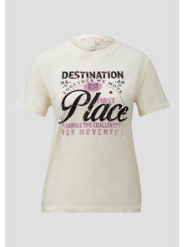 QS T-Shirt in 03D0_creme