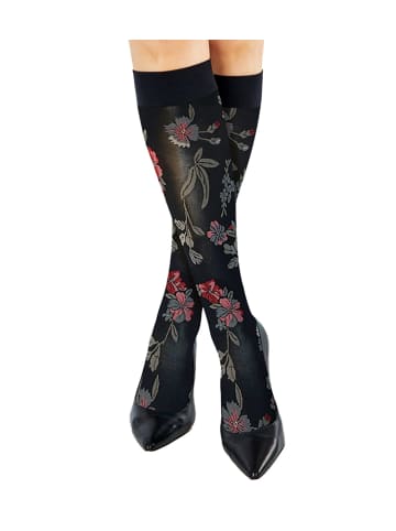 Sympatico Kniestrümpfe FLORELLA in black