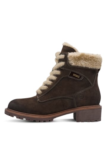 Tamaris Schnürstiefelette in braun