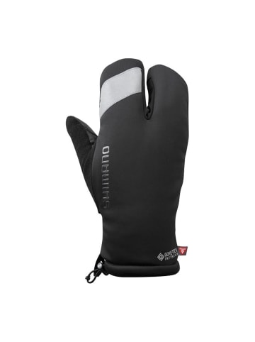 SHIMANO Fahrrad-Handschuhe  INFINIUM™ PRIMALOFT® 2x2 in Schwarz