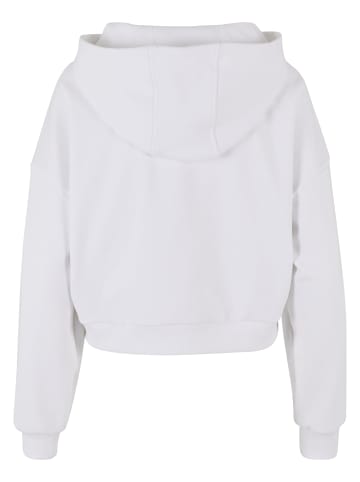 Urban Classics Zip-Kapuzenpullover in white