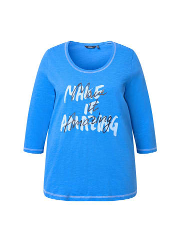 Ulla Popken Shirt in pazifikblau