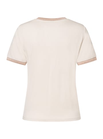 More & More stylishes Kurzarmshirt in powder creme