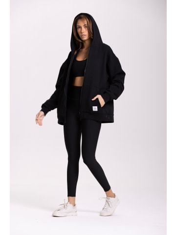 Onamaste Kapuzensweatshirt Flow in Schwarz