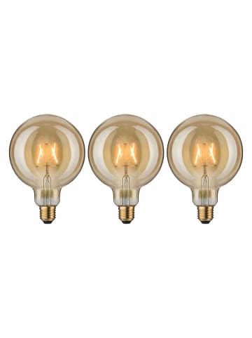 paulmann Bundle 3xLED Vintage Globe125 2,5W E27 230V Gold 1700K