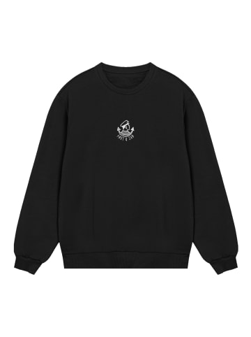F4NT4STIC Sweatshirt Knut & Jan Scribble Logo in schwarz