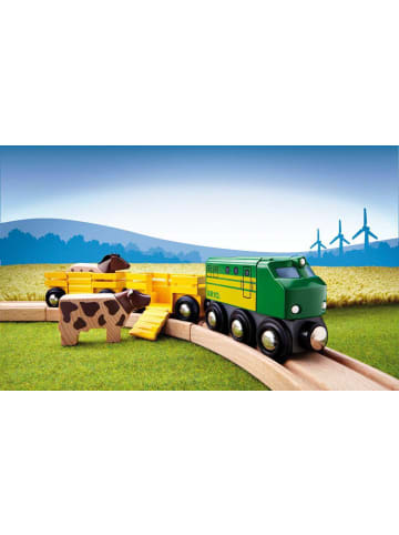Brio Aktionsspiel BRIO World - Bauernhof-Zug Ab 3 Jahre in bunt