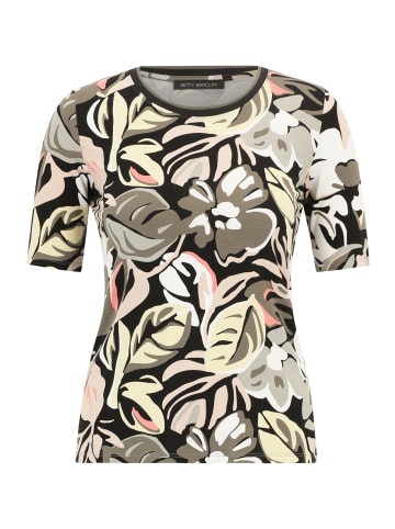 Betty Barclay Basic Shirt mit Print in Black Khaki