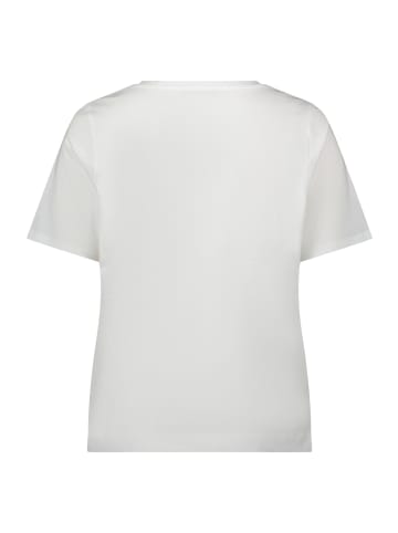 Betty Barclay Basic Shirt mit Placement in White/Beige