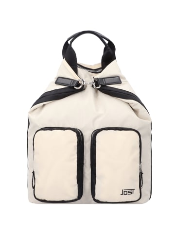 Jost Sala XChange Handtasche RFID 28 cm Laptopfach mit Rucksackfunktion in offwhite