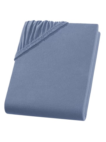 Carpe Sonno Jersey Spannbettlaken in Rauch-Blau