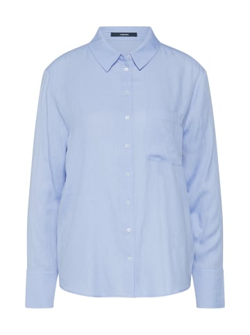 Someday Knopfleiste Langarmshirt für Damen in lila