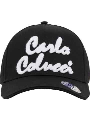 Carlo Colucci Baseball Cap Coltri in Schwarz