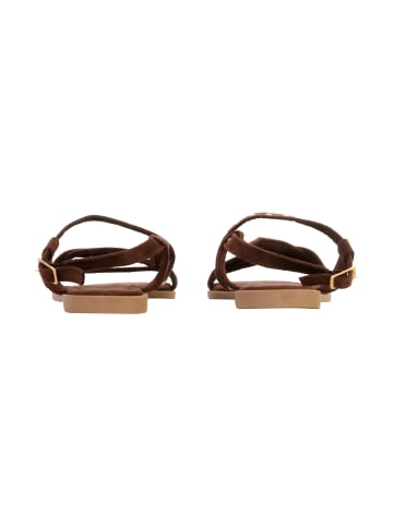 Joia Sandalen mit Riemchen Braun