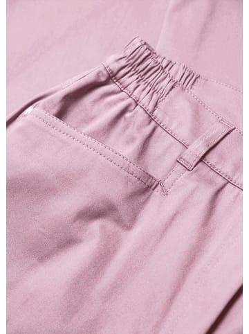 GOLDNER Kurzgröße:  Baumwollhose mit Dehnbund in geranie