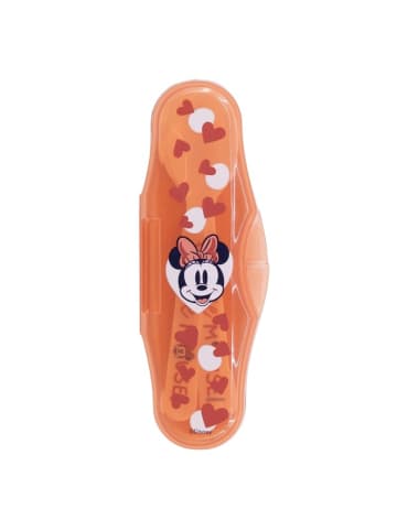 Disney Minnie Mouse Disney Minnie Mouse Kinderlöffel Set 2-teilig im Reiseetui in Weiß