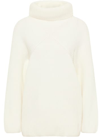 VINAJA Women Strick Rollkragenpullover in Weiss