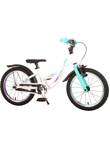 Volare Kinderfahrrad Glamour Mädchen 16 Zoll Kinderrad in Perlmutt Mintgrün 4 Jahre