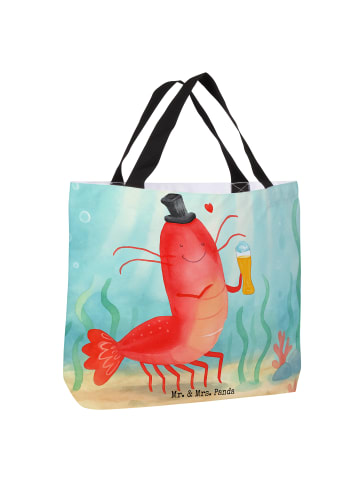 Mr. & Mrs. Panda Tote Bag Hummer Weizen Design ohne Spruch in Weiß