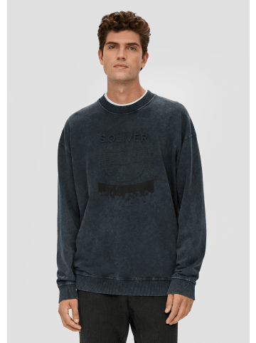 s.Oliver Sweatshirt langarm in Grau