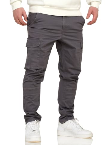 SOUL STAR Cargohose - SPBRADES Chino Jeans Hose Stoffhose in Dark Grey