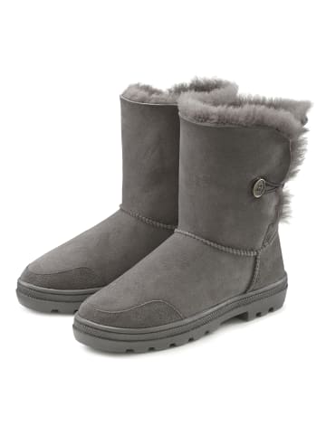 LASCANA Winterstiefel in grau