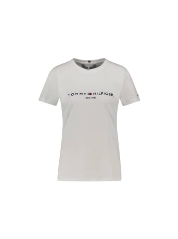 Tommy Hilfiger Rundhals T-Shirt in weiß