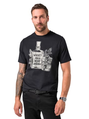JP1880 Kurzarm T-Shirt in schwarz