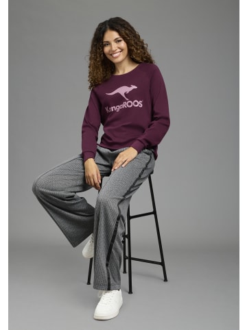 Kangaroos Sweatshirt in bordeaux