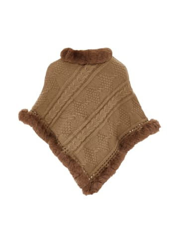 CHANI Damen Poncho in Beige