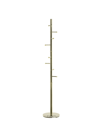 Beliani Kleiderständer CLOVIS in Gold - (W) 30 x (H) 174 x (L) 30 cm