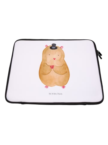Mr. & Mrs. Panda Notebook Tasche Hamster Hut ohne Spruch in Weiß