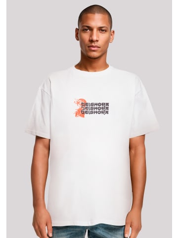 F4NT4STIC Heavy Oversize T-Shirt Geishora Oversize Japan Streetstyle in weiß