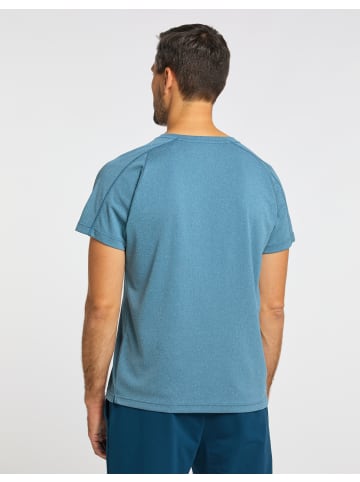 Joy Sportswear T-Shirt QUIRIN in metallic blue melange