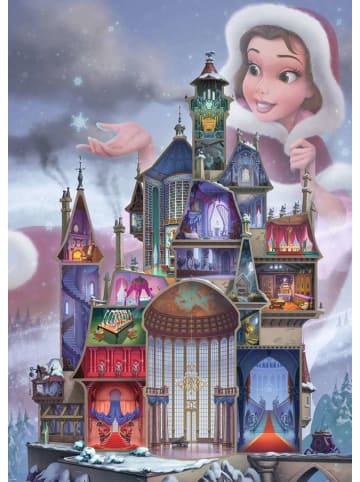 Ravensburger Puzzle 1.000 Teile Disney Castles: Belle 14-99 Jahre in bunt