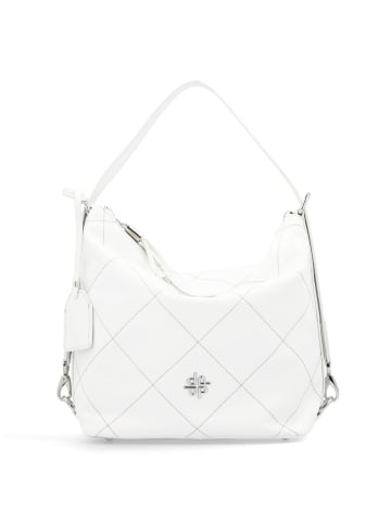 PICARD Aurelie Schultertasche Leder 26 cm in white lily