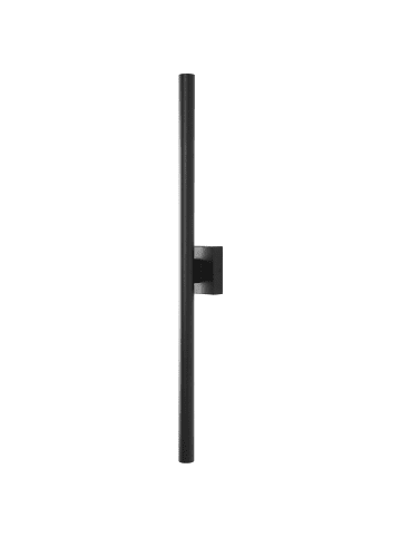Beliani Wandleuchte für den Außenbereich ANISH in Schwarz - (W) 12 x (H) 97 x (L) 9 cm