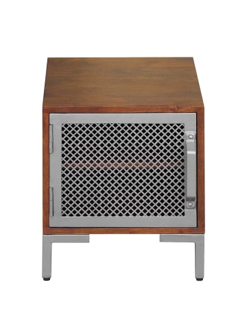 home24 Massive Nachtkommode Kalviai  1 Tür in Akazie