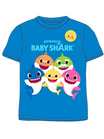 Baby Shark Schlafanzug kurz Baby Shark in Blau