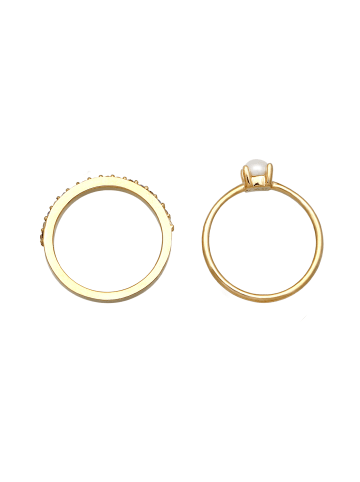 Elli Ring 925 Sterling Silber in Gold
