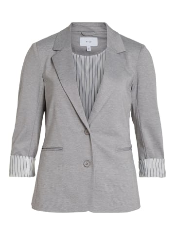 Vila Blazer in Light Grey Melange