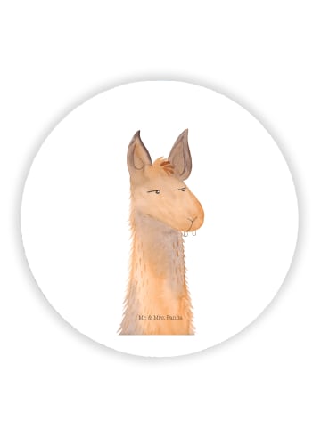 Mr. & Mrs. Panda magnet Lamakopf Genervt ohne Spruch in Weiß