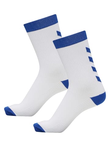 Hummel Low Socken Element Indoor Multisport Erwachsene in WHITE/TRUE BLUE