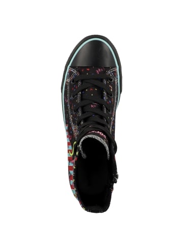 Dockers by Gerli Sneaker mid 36UR211 X Art Limited Edition in schwarz